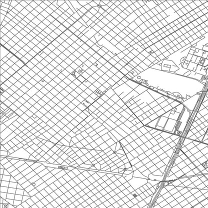 ROAD MAP OF VILLA JOSÉ INGENIEROS, ARGENTINA BY MAPBAKES