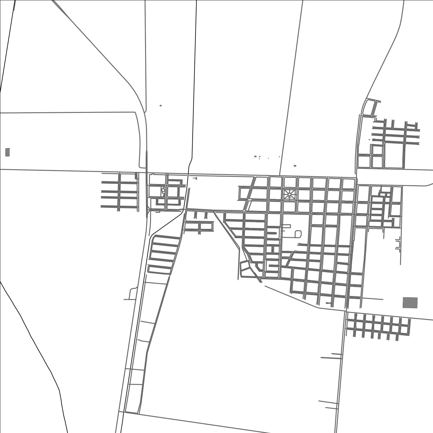 ROAD MAP OF VILLA MEDIA AGUA, ARGENTINA BY MAPBAKES