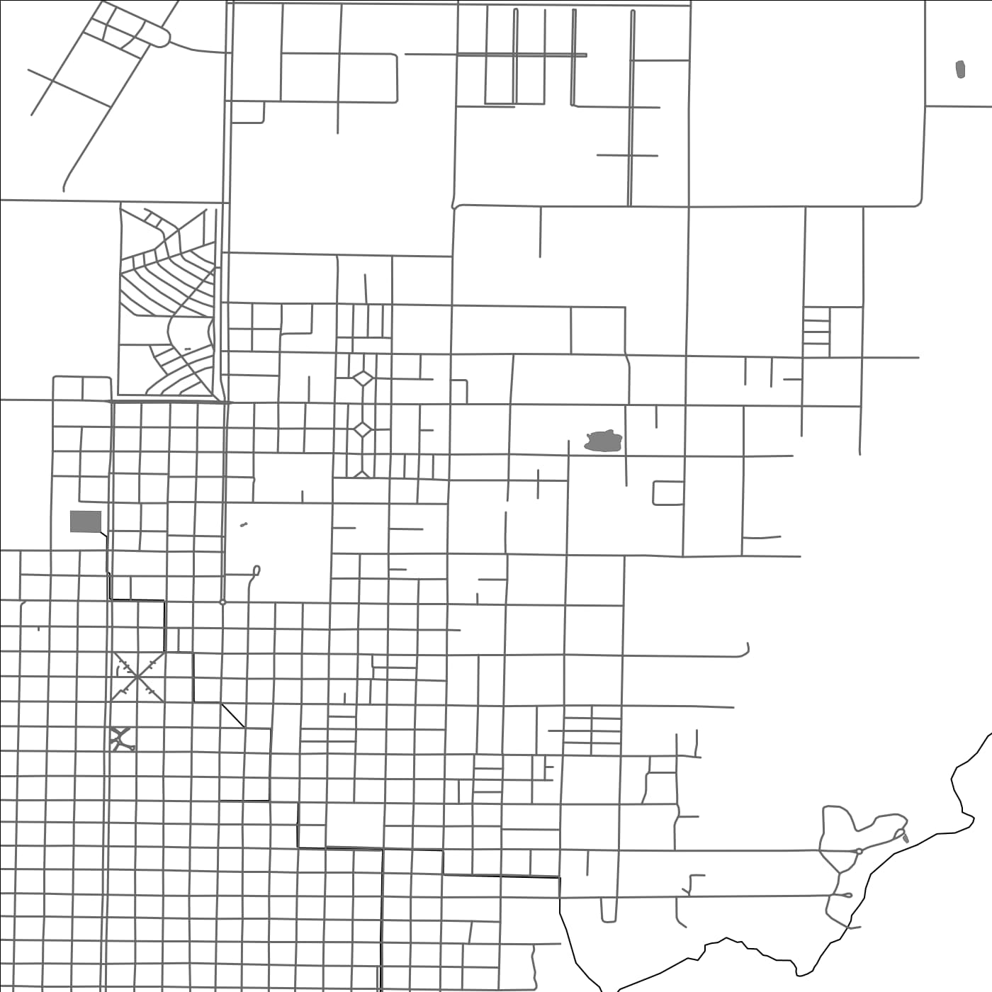 ROAD MAP OF VILLAGUAY, ARGENTINA BY MAPBAKES