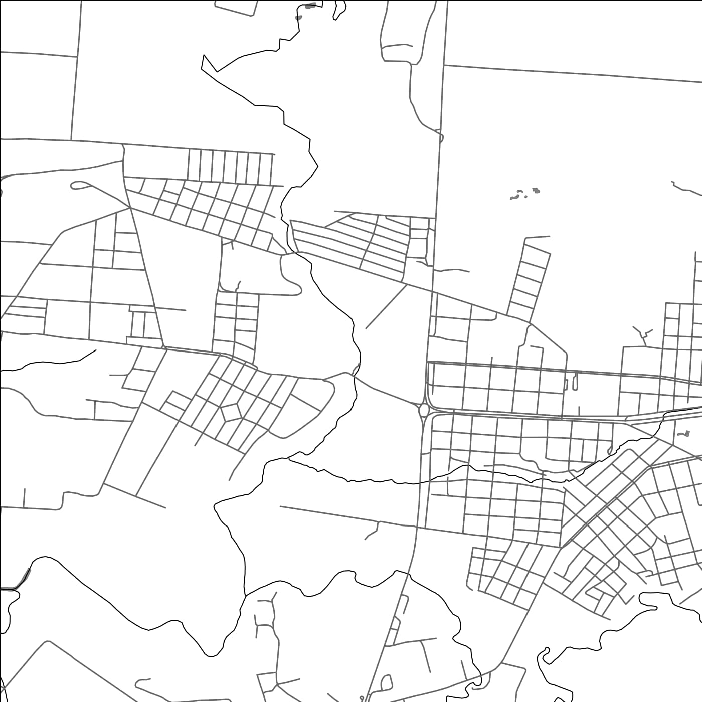 ROAD MAP OF WANDA, ARGENTINA BY MAPBAKES