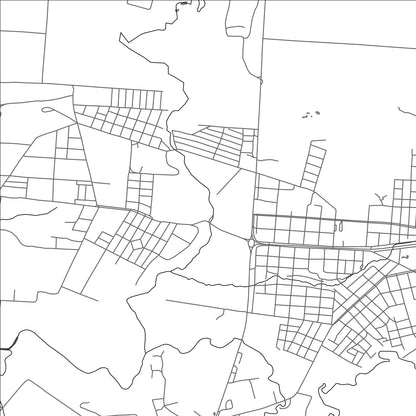 ROAD MAP OF WANDA, ARGENTINA BY MAPBAKES