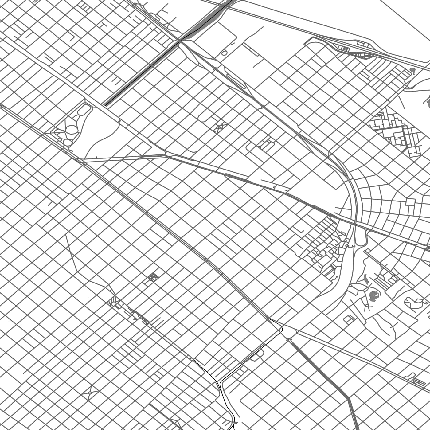 ROAD MAP OF WILDE, ARGENTINA BY MAPBAKES