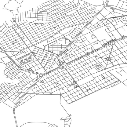 ROAD MAP OF ZAPALA, ARGENTINA BY MAPBAKES