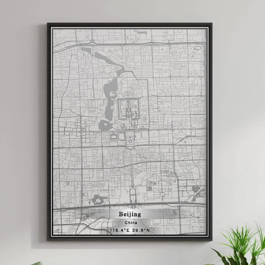 ROAD MAP OF BEIJING, CHINA BY MAPBAKES