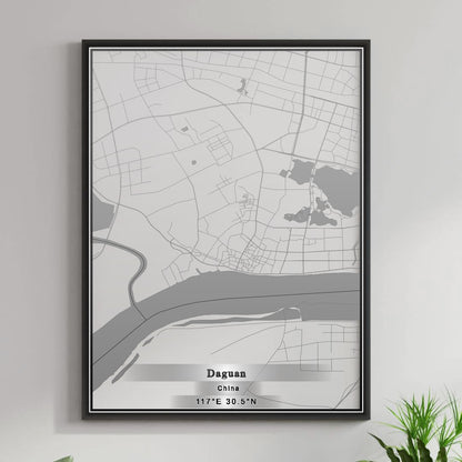 ROAD MAP OF DAGUAN, CHINA BY MAPBAKES