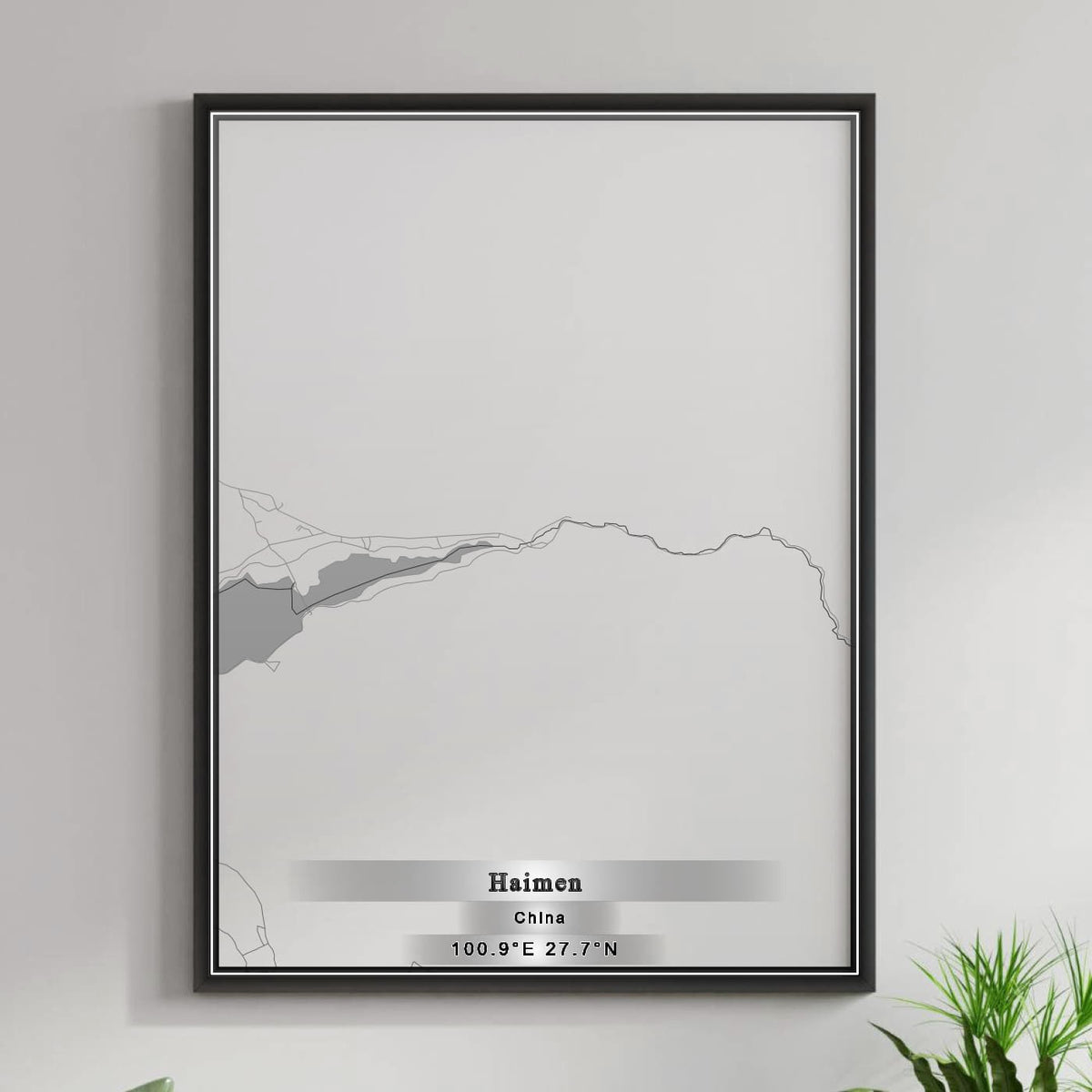ROAD MAP OF HAIMEN, CHINA BY MAPBAKES