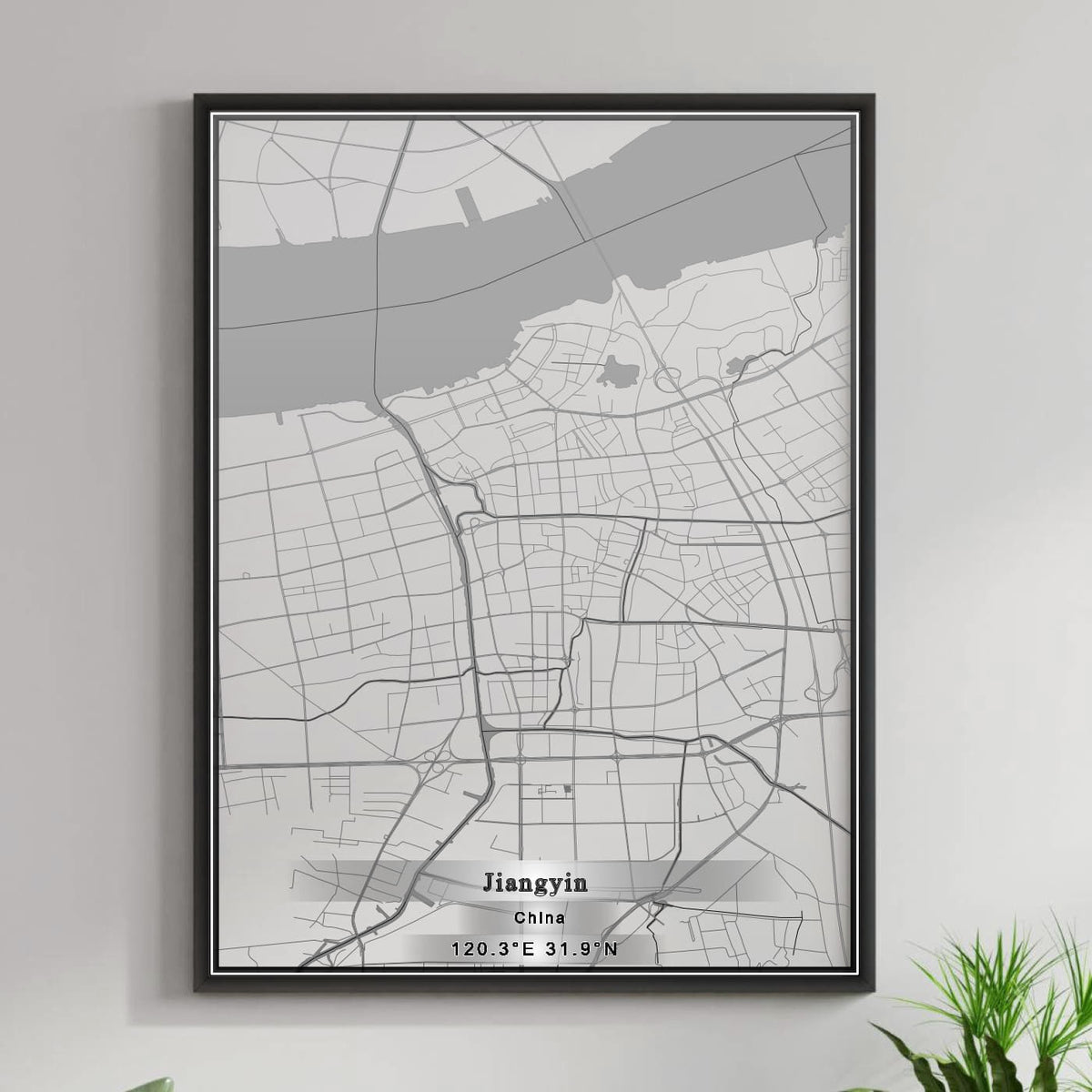ROAD MAP OF JIANGYIN, CHINA BY MAPBAKES