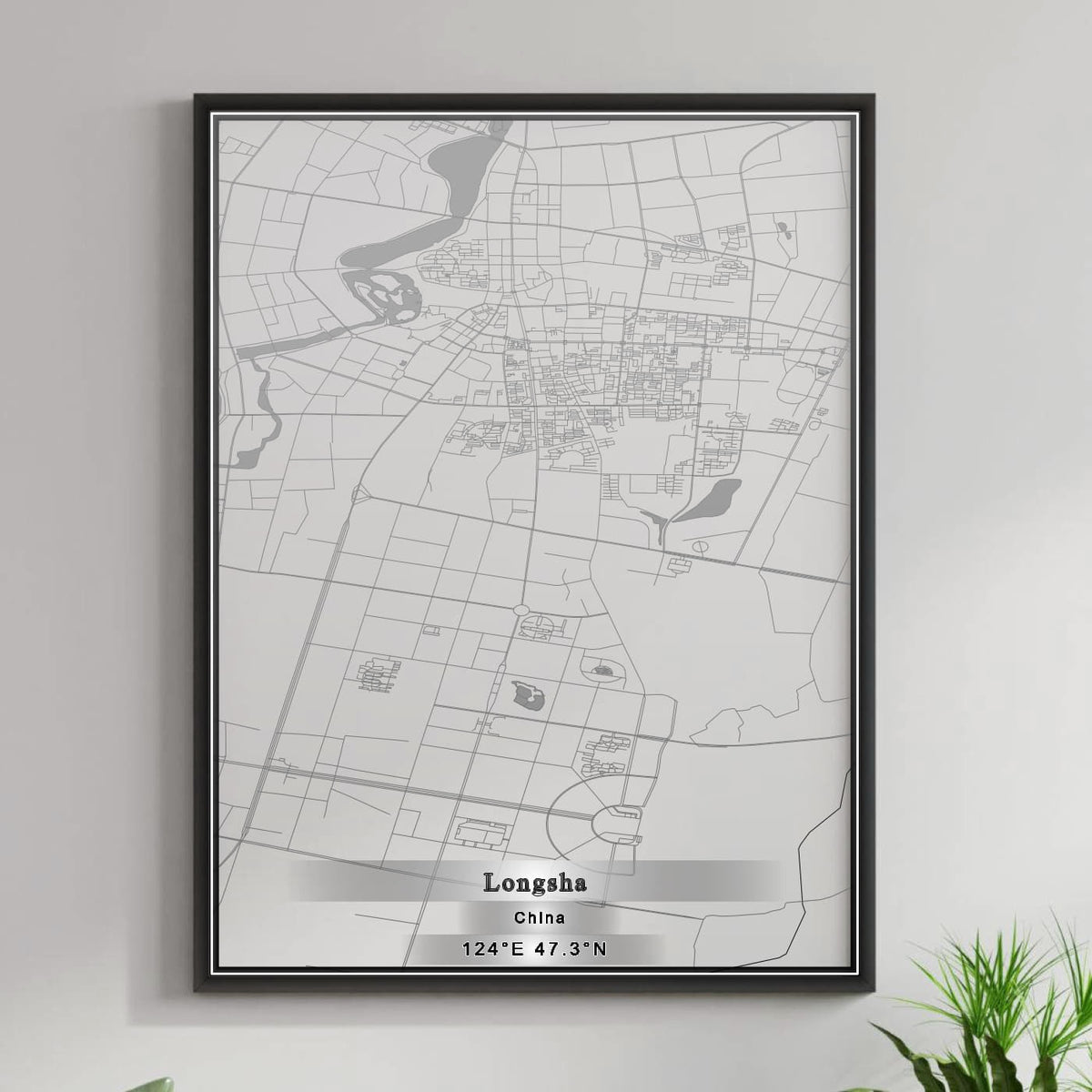 ROAD MAP OF LONGSHA, CHINA BY MAPBAKES