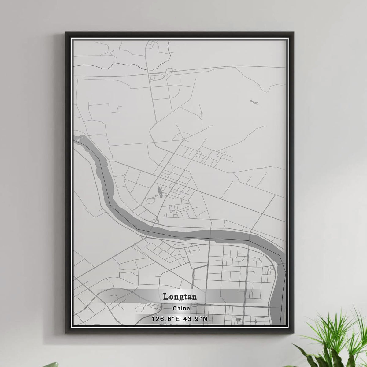 ROAD MAP OF LONGTAN, CHINA BY MAPBAKES