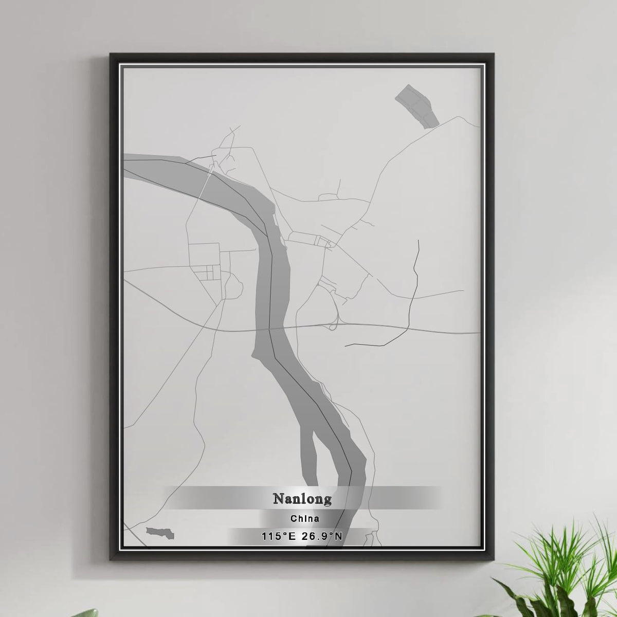 ROAD MAP OF NANLONG, CHINA BY MAPBAKES