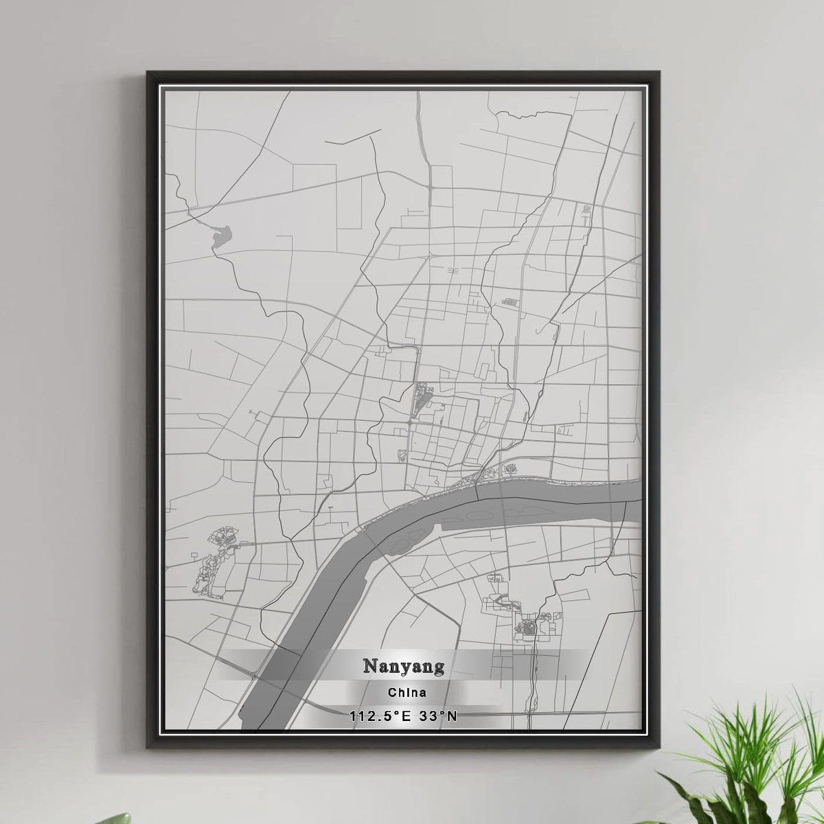 ROAD MAP OF NANYANG, CHINA BY MAPBAKES