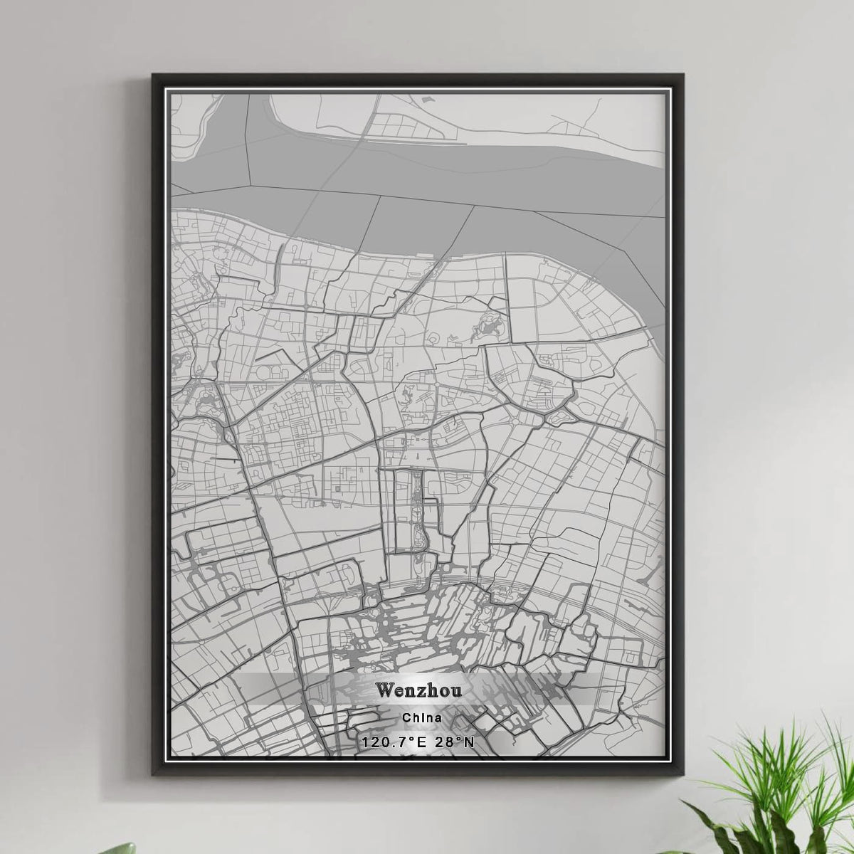 ROAD MAP OF WENZHOU, CHINA BY MAPBAKES