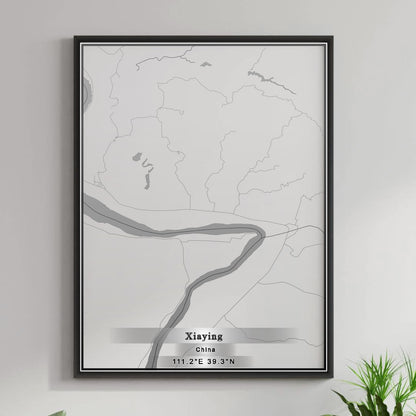 ROAD MAP OF XIAYING, CHINA BY MAPBAKES