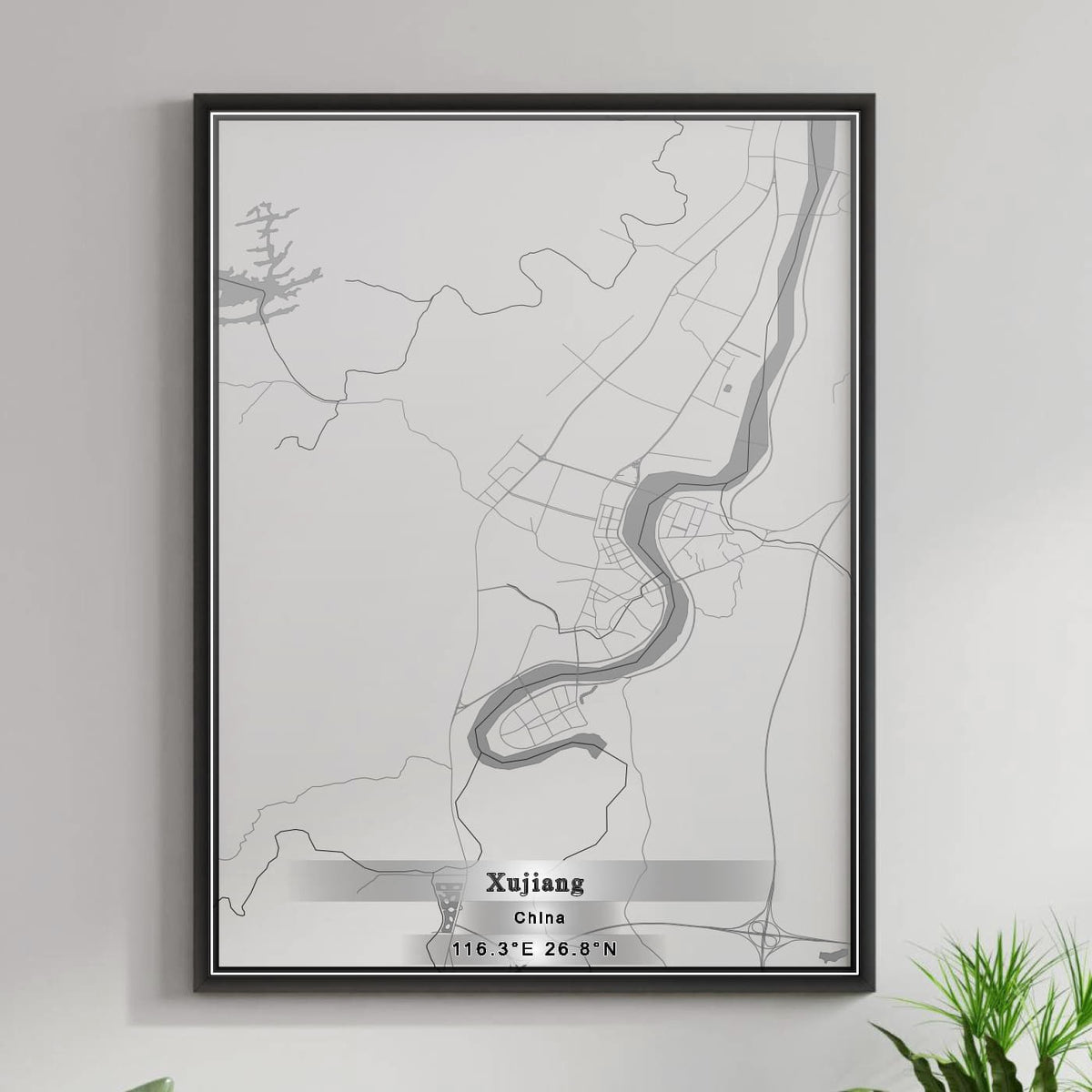ROAD MAP OF XUJIANG, CHINA BY MAPBAKES