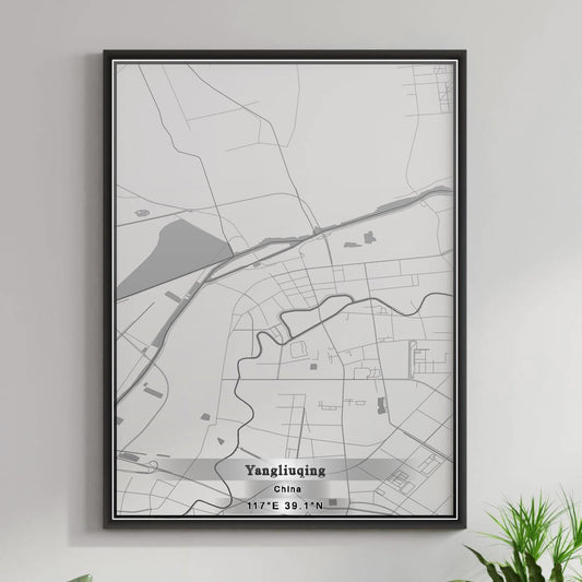 ROAD MAP OF YANGLIUQING, CHINA BY MAPBAKES