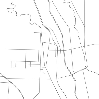 ROAD MAP OF AKESALAYI, CHINA BY MAPBAKES