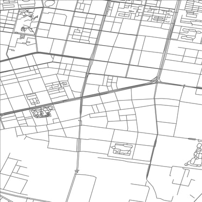 ROAD MAP OF ANBU, CHINA BY MAPBAKES