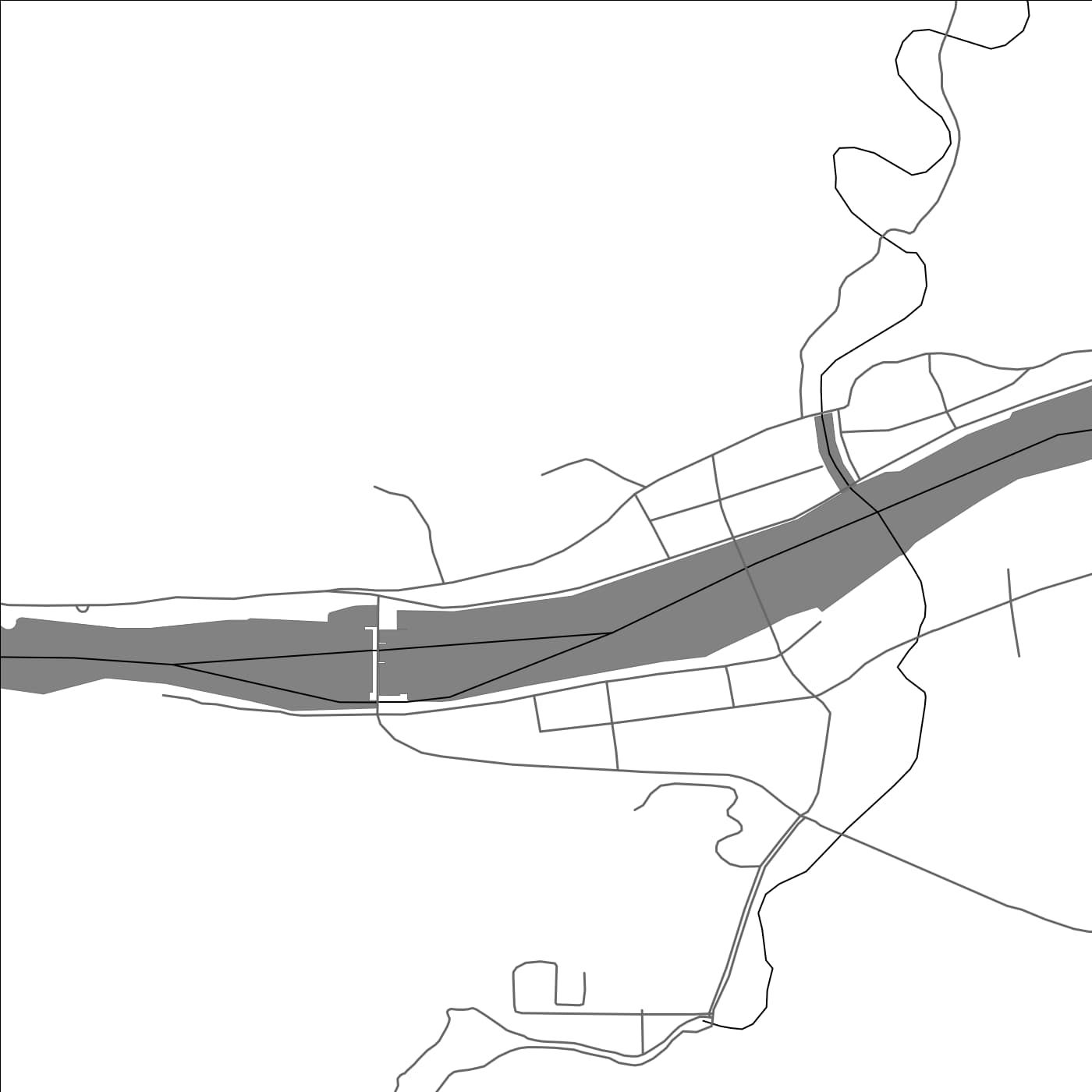 ROAD MAP OF ANHUA, CHINA BY MAPBAKES