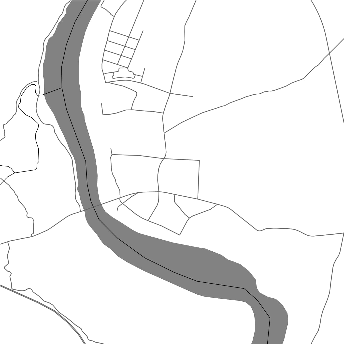 ROAD MAP OF ANJIANG, CHINA BY MAPBAKES