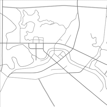 ROAD MAP OF ANJU, CHINA BY MAPBAKES