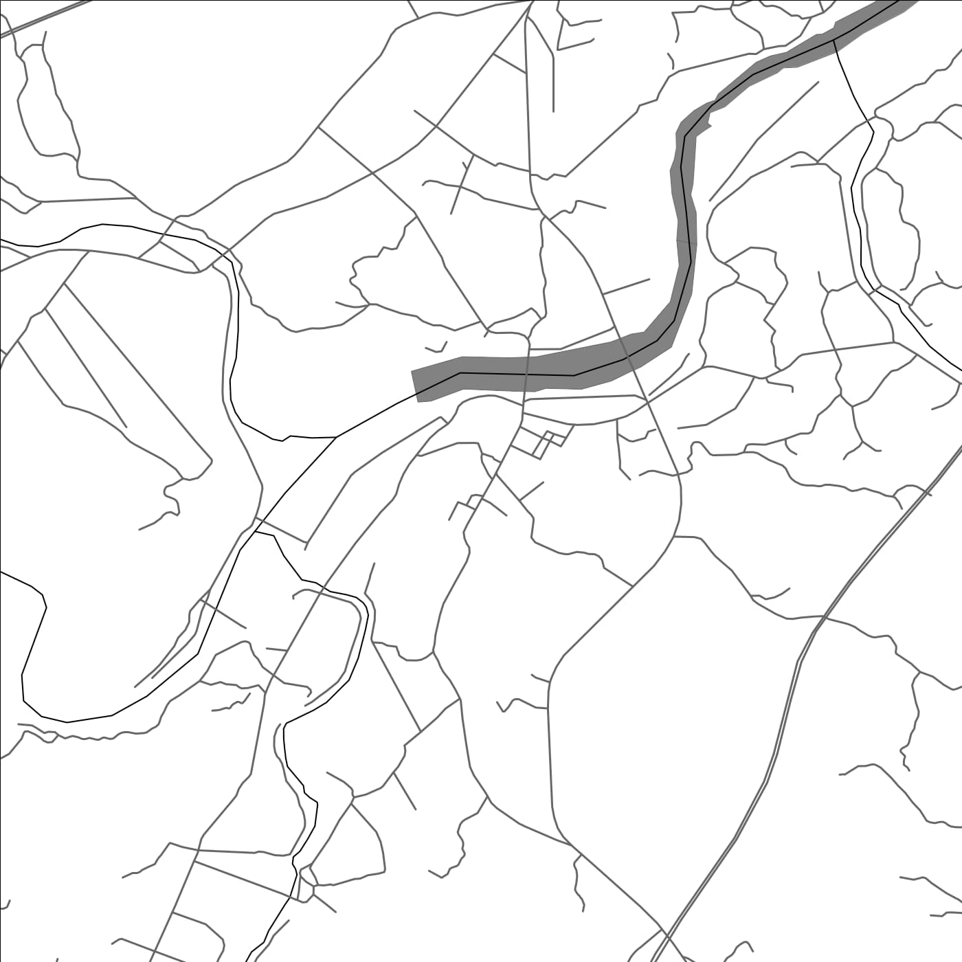 ROAD MAP OF ANLIU, CHINA BY MAPBAKES