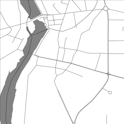 ROAD MAP OF ANLU, CHINA BY MAPBAKES