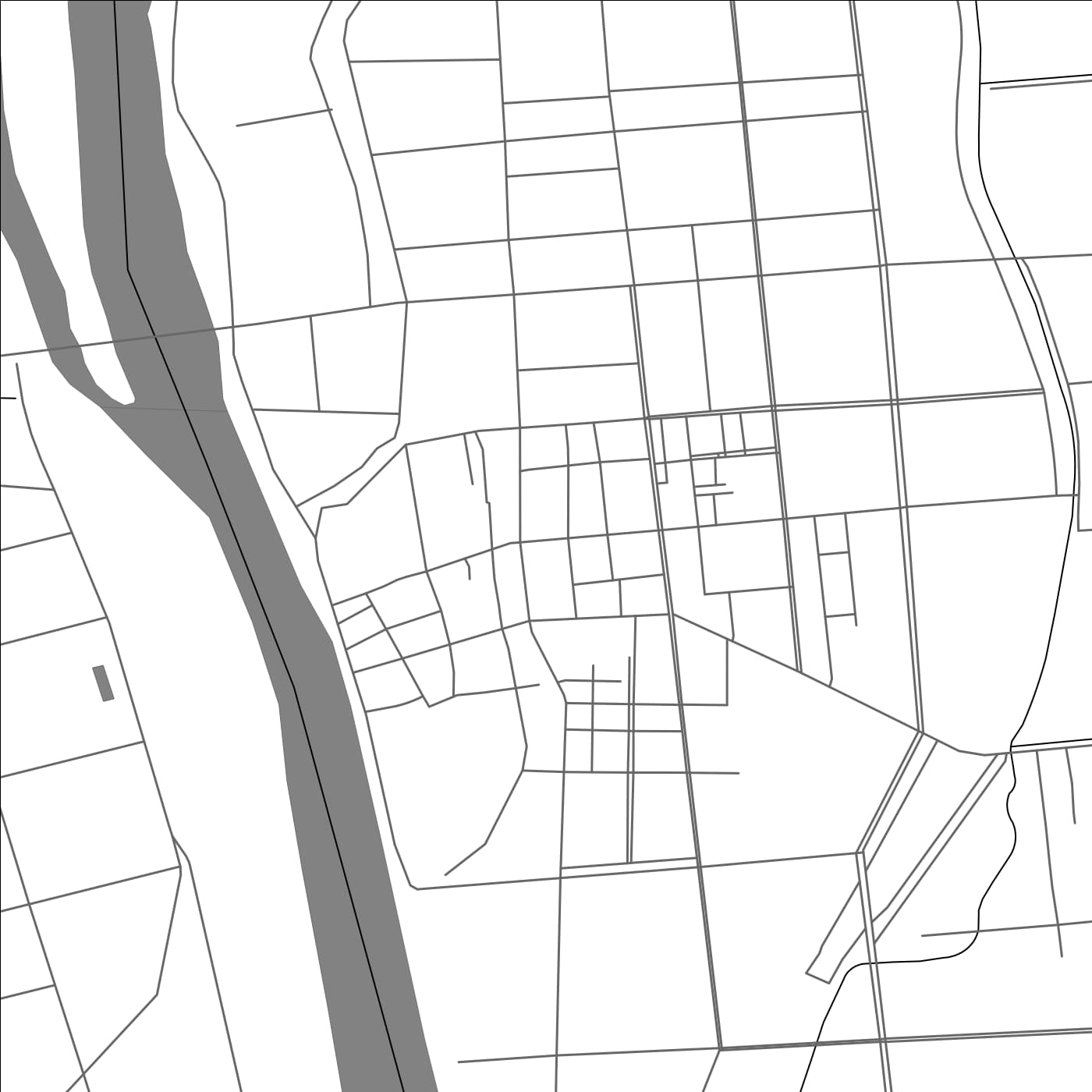 ROAD MAP OF ANXIANG, CHINA BY MAPBAKES