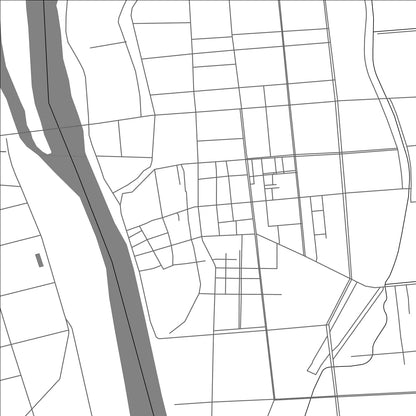 ROAD MAP OF ANXIANG, CHINA BY MAPBAKES