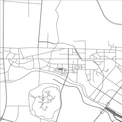 ROAD MAP OF BABU, CHINA BY MAPBAKES