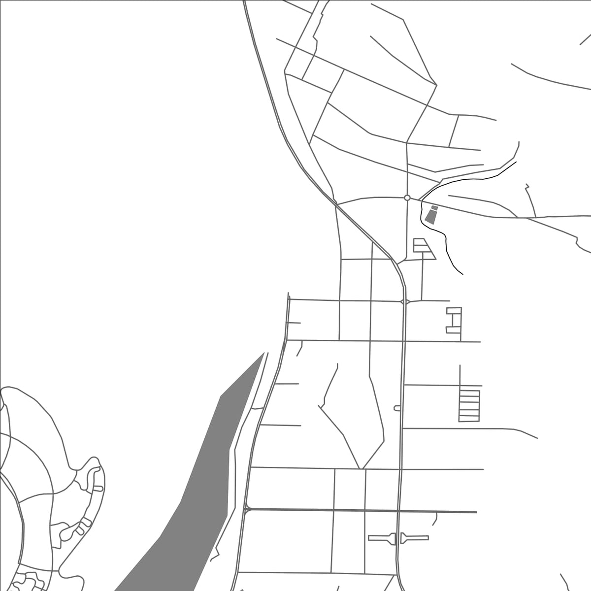 ROAD MAP OF BAIMAJING, CHINA BY MAPBAKES