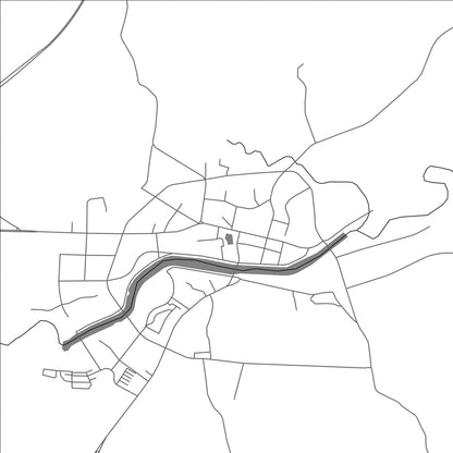 ROAD MAP OF BAISHA, CHINA BY MAPBAKES