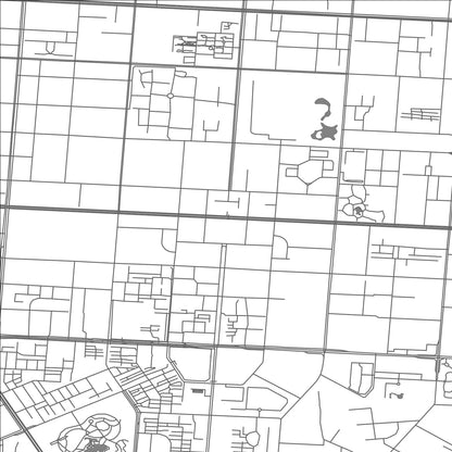ROAD MAP OF BAOTOU, CHINA BY MAPBAKES