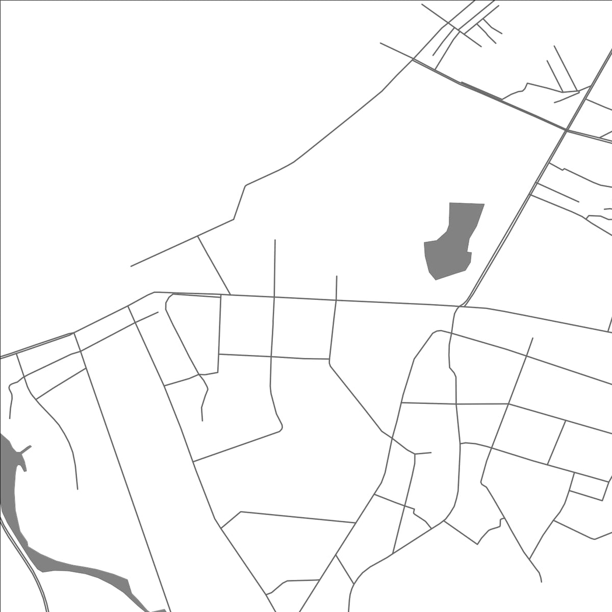 ROAD MAP OF BASUO, CHINA BY MAPBAKES