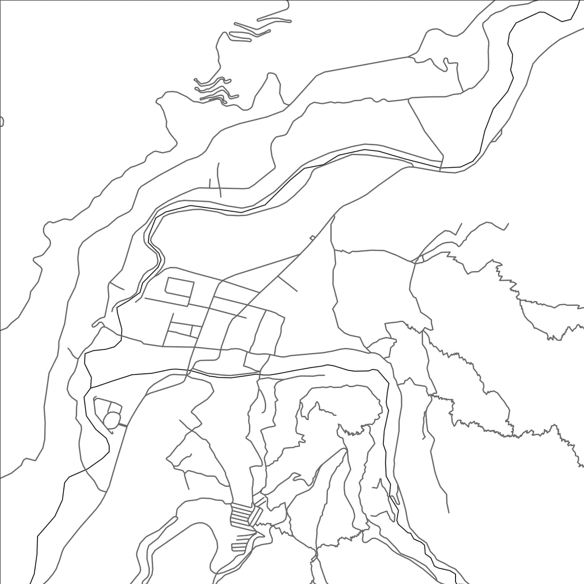 ROAD MAP OF BATANG, CHINA BY MAPBAKES