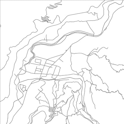 ROAD MAP OF BATANG, CHINA BY MAPBAKES