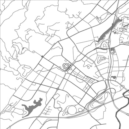 ROAD MAP OF BEIBEI, CHINA BY MAPBAKES