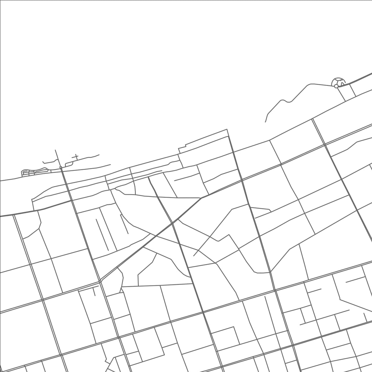 ROAD MAP OF BEIHAI, CHINA BY MAPBAKES