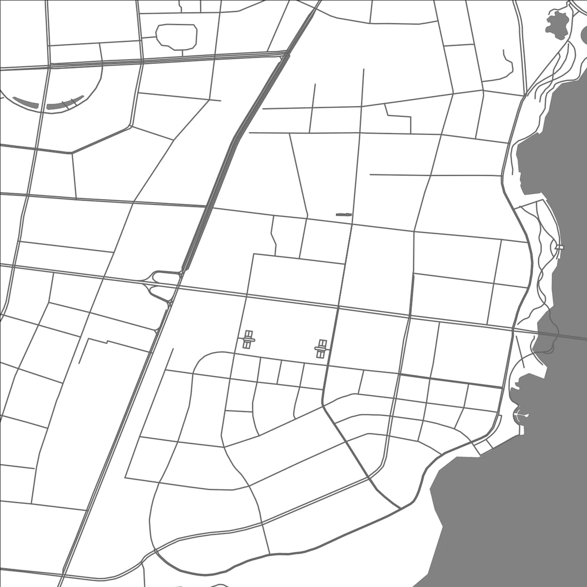 ROAD MAP OF BENGBU, CHINA BY MAPBAKES