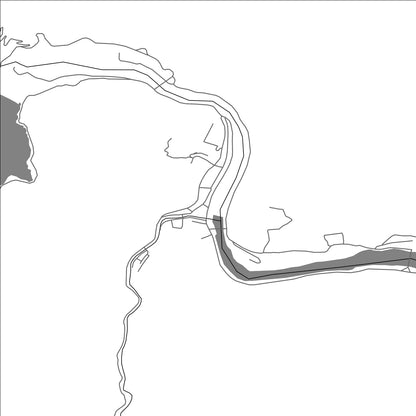 ROAD MAP OF BIKOU, CHINA BY MAPBAKES