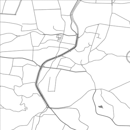 ROAD MAP OF BOSHAN, CHINA BY MAPBAKES
