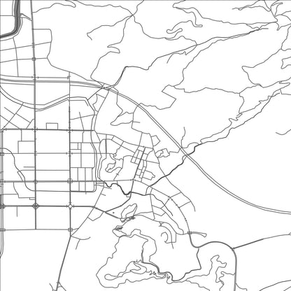 ROAD MAP OF CHANGLE, CHINA BY MAPBAKES