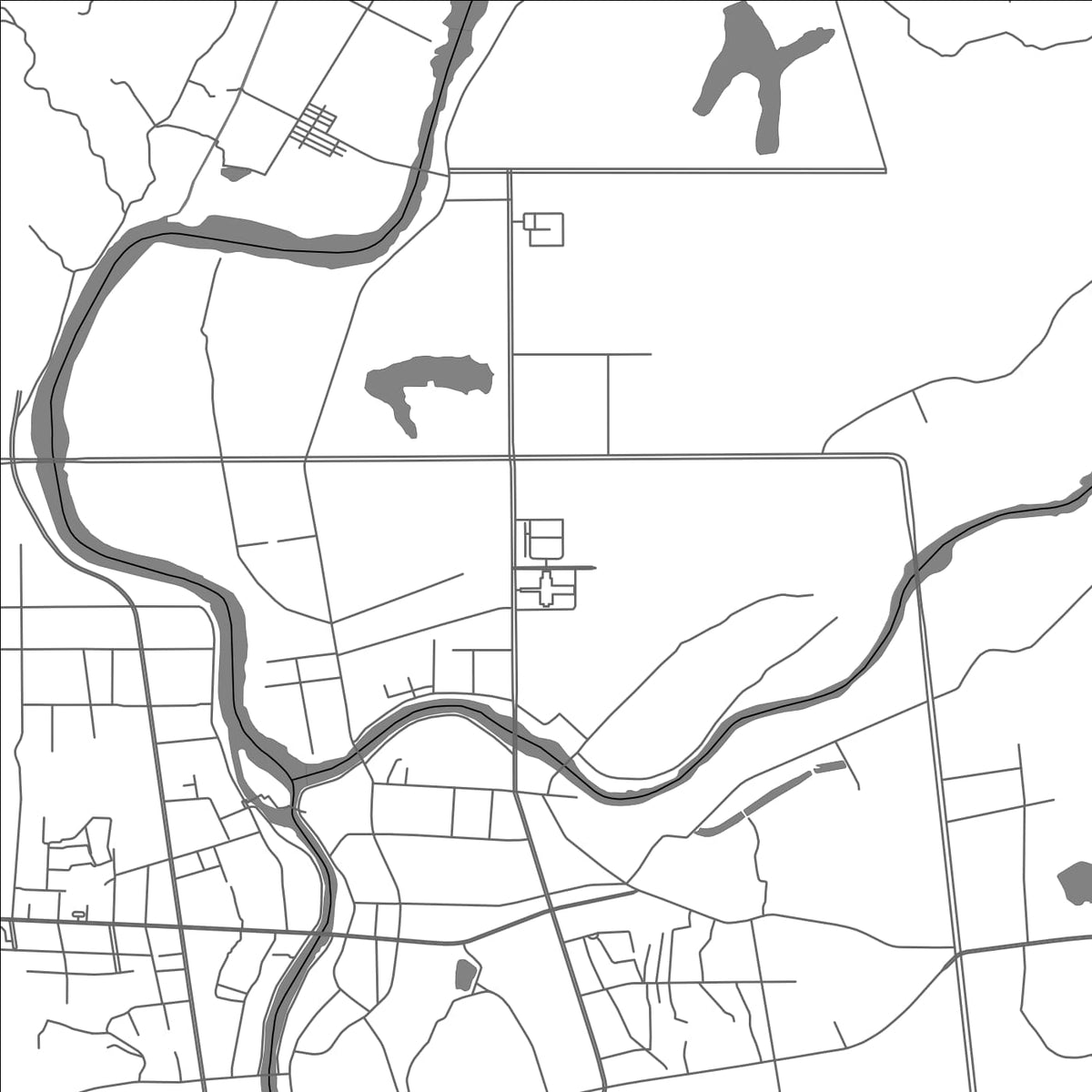 ROAD MAP OF CHANGNING, CHINA BY MAPBAKES