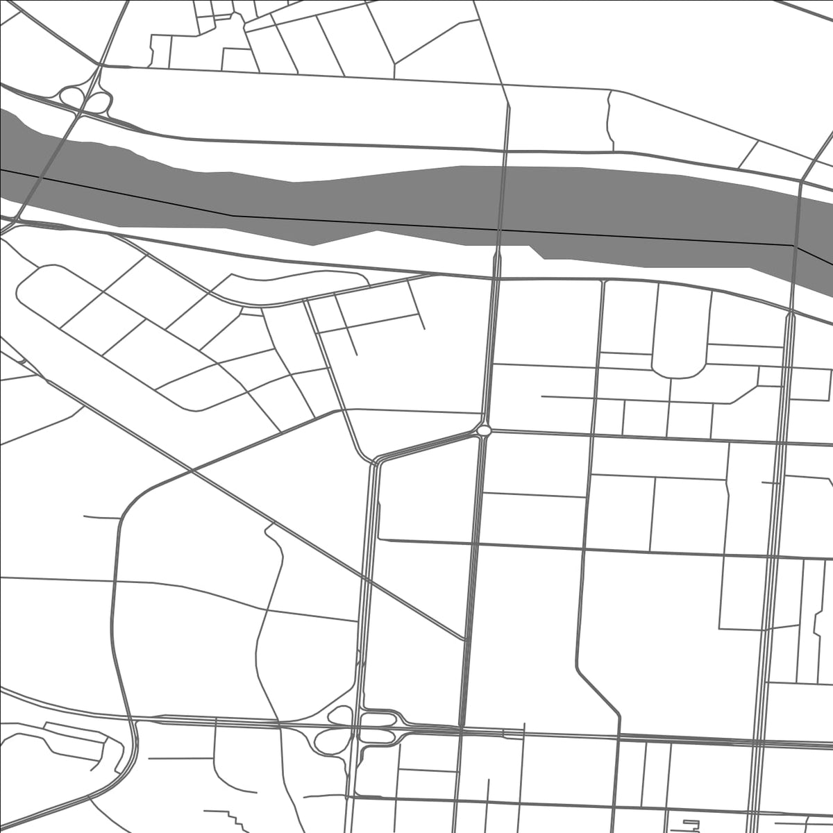 ROAD MAP OF CHANGYI, CHINA BY MAPBAKES