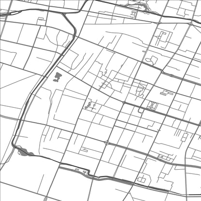ROAD MAP OF CHANGZHI, CHINA BY MAPBAKES