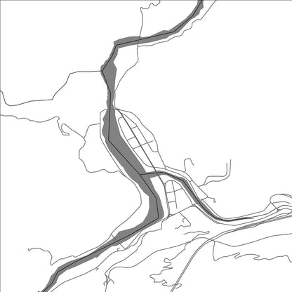 ROAD MAP OF CHAOTIAN, CHINA BY MAPBAKES