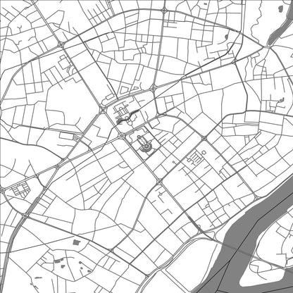 ROAD MAP OF CHAOZHOU, CHINA BY MAPBAKES