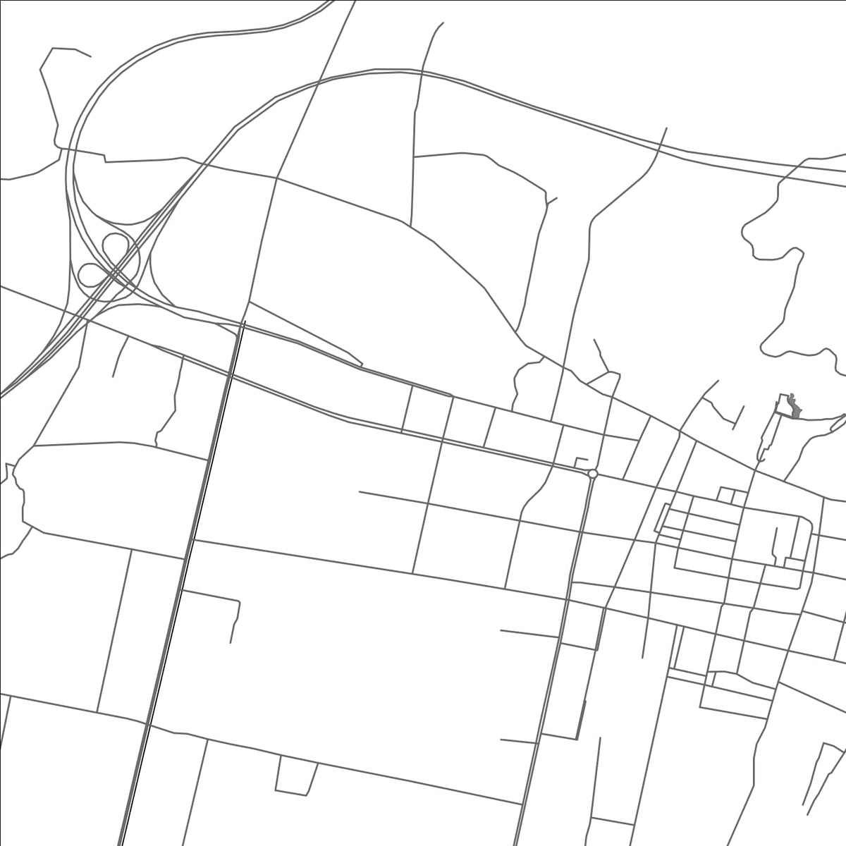 ROAD MAP OF CHENGJIANG, CHINA BY MAPBAKES