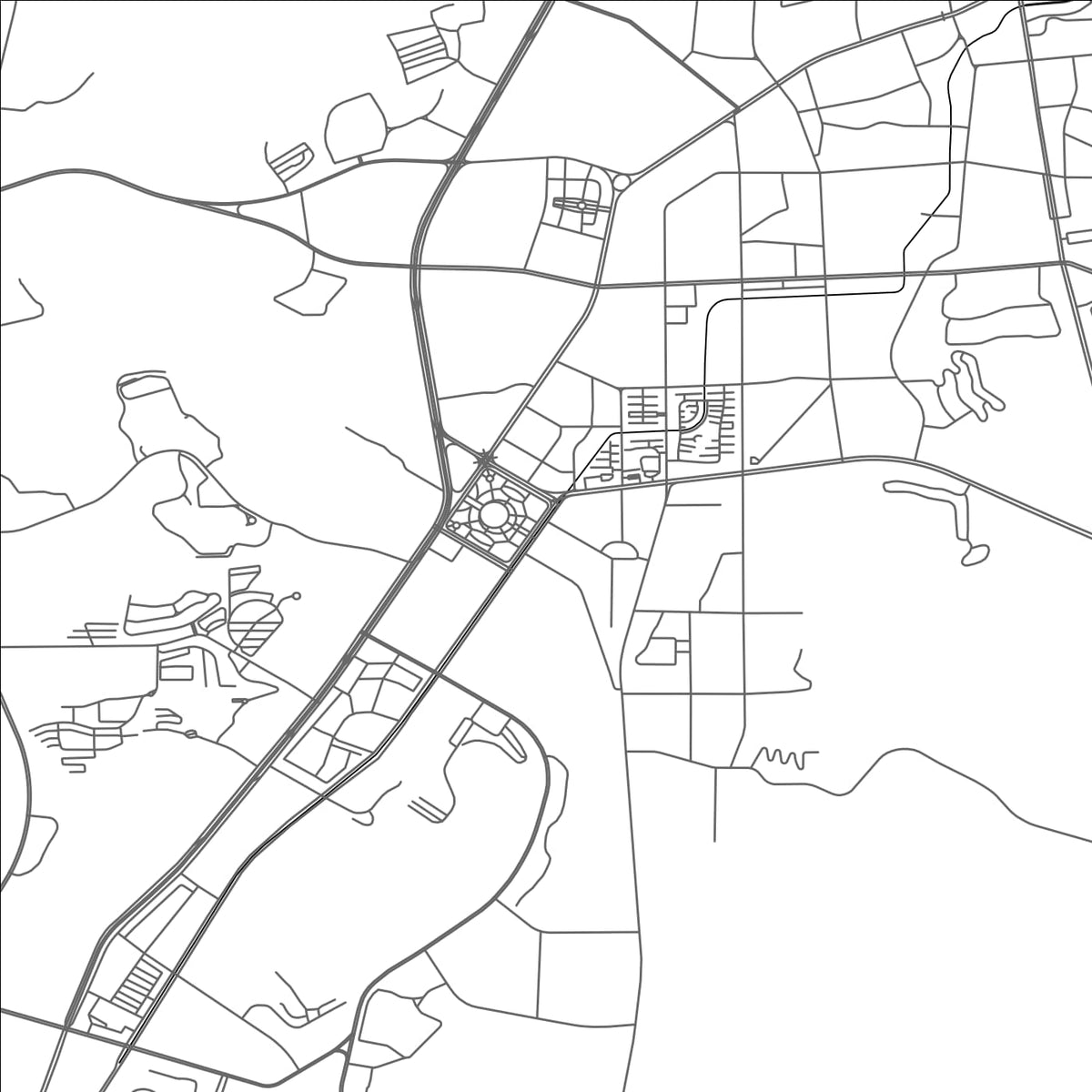 ROAD MAP OF CHENZHOU, CHINA BY MAPBAKES