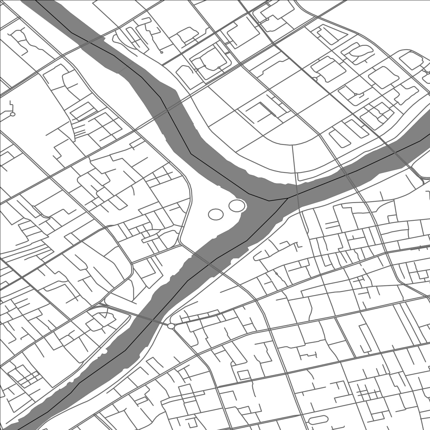 ROAD MAP OF CHIFENG, CHINA BY MAPBAKES