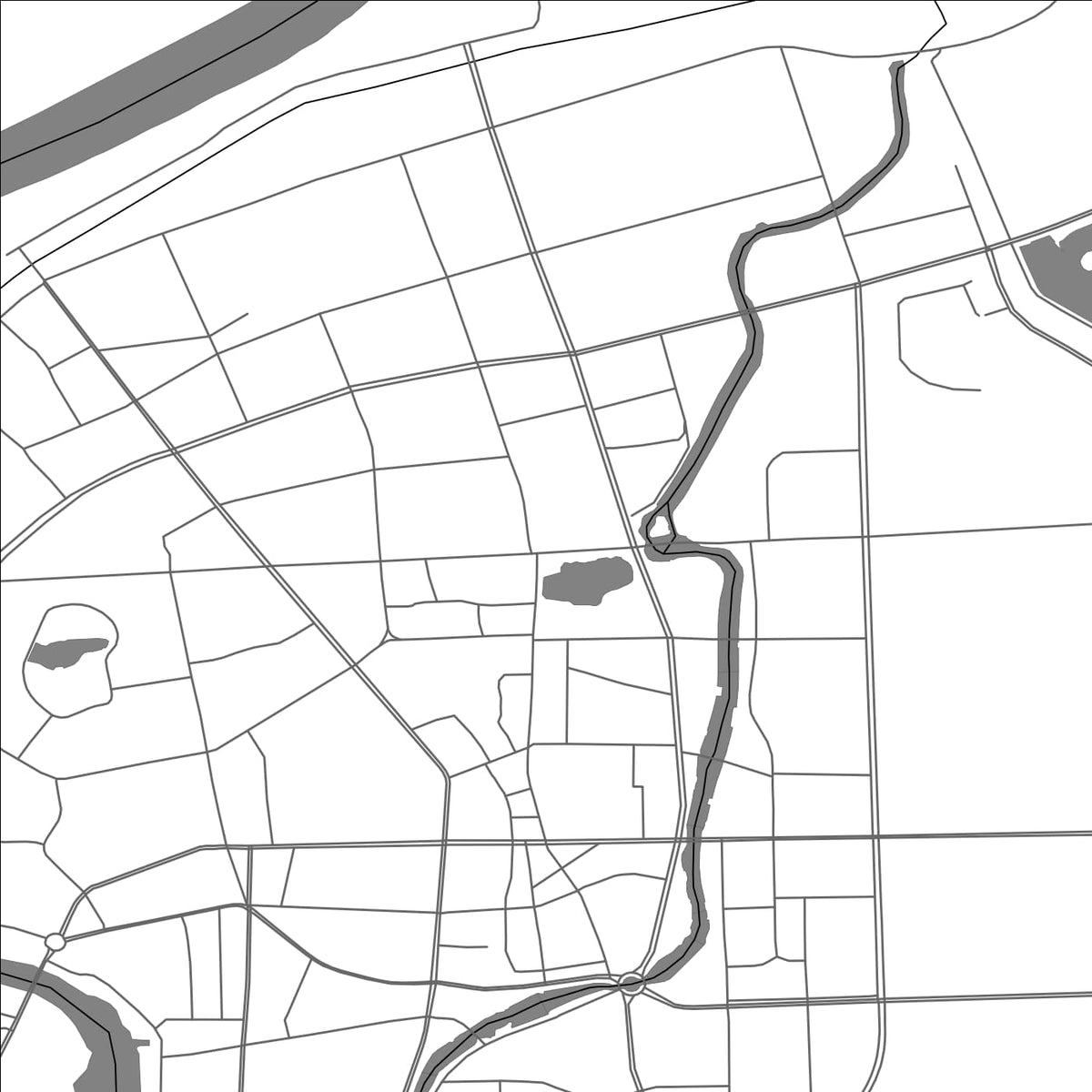 ROAD MAP OF CHIZHOU, CHINA BY MAPBAKES